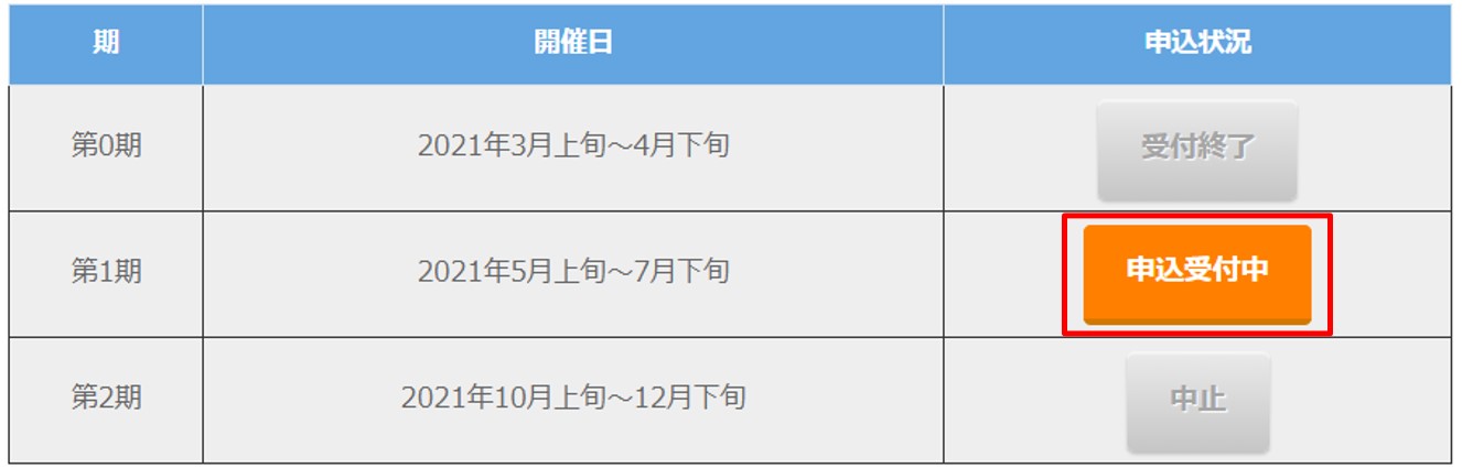 研修内容の確認及びお申込フォームへ